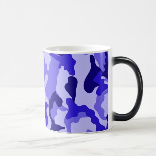Ocean Blue Camouflage Tasse (Rechts)