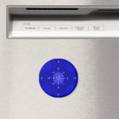 Ocean Blue Compass Rose Magnet (In Situ (Geschirrspüler))