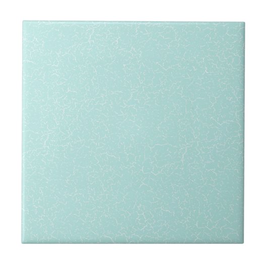 Ocean Blue Crackle Glaze Solid Color Tile Fliese (Vorderseite)