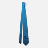 Ocean Blue Dolphins Neck Tie Krawatte (Rückseite)
