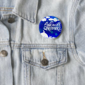 Ocean Blue Dreams Stars Inspiration Zitat Button (Beispiel)