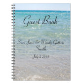 Ocean Blue Gästebuch Notizblock (Vorderseite)