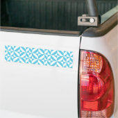 Ocean Blue Geometric Deko Muster Autoaufkleber (Auf Lkw)