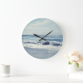 Ocean Blue Große Wanduhr (Zuhause)