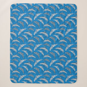 Ocean Blue Hawaiian Tribal Delphine Sherpadecke