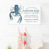 Ocean Blue Hummer Bake Party Banner (Insitu)