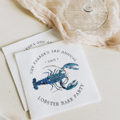 Ocean Blue Hummer Bake Serviette