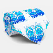 Ocean Blue Island Time Krawatte (Gerollt)