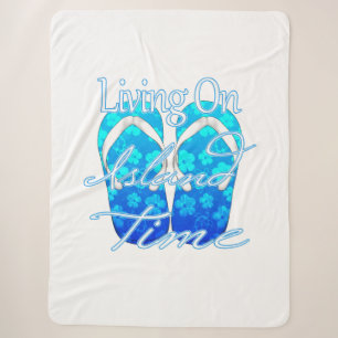 Ocean Blue Island Time Sherpadecke