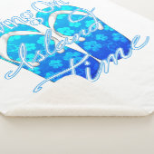 Ocean Blue Island Time Sherpadecke (3/4)