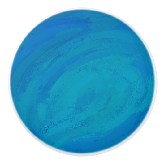 Ocean Blue Keramikknauf (Vorderseite)