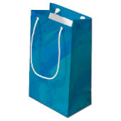 Ocean Blue Kleine Geschenktüte (Rückseite Schrägansicht)