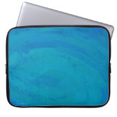 Ocean Blue Laptopschutzhülle (Vorderseite)
