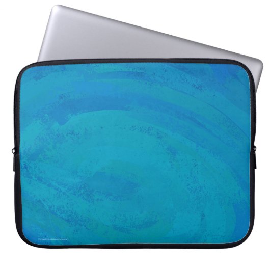 Ocean Blue Laptopschutzhülle (Vorderseite)