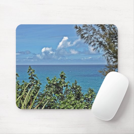 Ocean Blue Mouse Pad Mousepad (Mit Mouse)