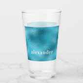 Ocean Blue Name Glas (Vorderseite)