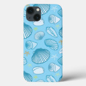 Ocean Blue Pattern Case-Mate iPhone Hülle (Rückseite)
