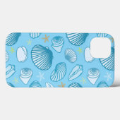 Ocean Blue Pattern Case-Mate iPhone Hülle (Rückseite (Horizontal))