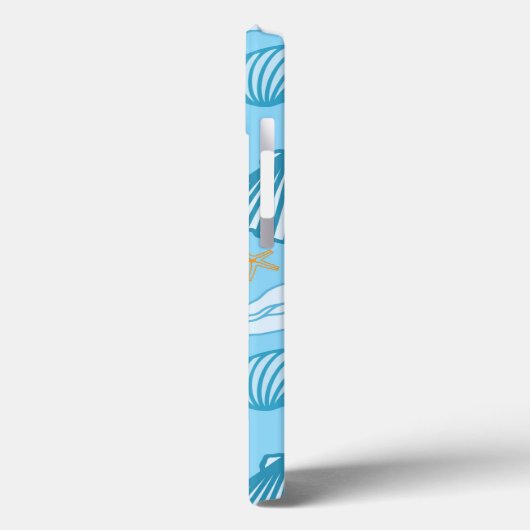 Ocean Blue Pattern Case-Mate iPhone Hülle (Rückseite / Links)