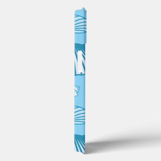 Ocean Blue Pattern Case-Mate iPhone Hülle (Rückseite / Rechts)