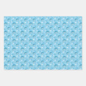Ocean Blue Pattern Geschenkpapier Set (Vorderseite 3)