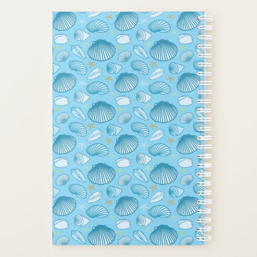 Ocean Blue Pattern Planer (Rückseite)