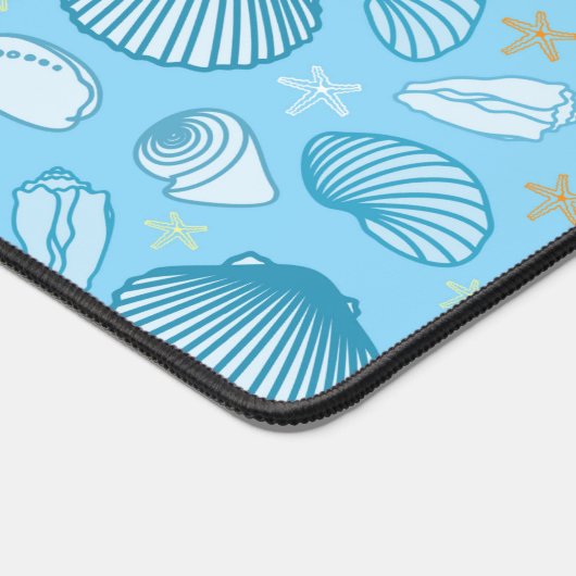 Ocean Blue Pattern Schreibtischunterlage (Ecke)