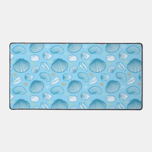 Ocean Blue Pattern Schreibtischunterlage (Vorderseite)