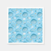 Ocean Blue Pattern Serviette (Vorderseite)