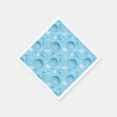 Ocean Blue Pattern Serviette (Ecke)