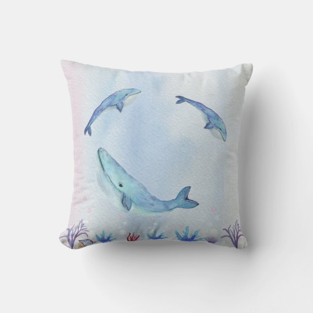 Ocean Blue Pillow Kissen (Vorderseite)