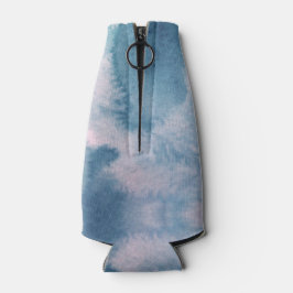 Ocean Blue Retro Gefärbte Krawatte Flaschenkühler