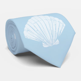 Ocean Blue Seashell Krawatte