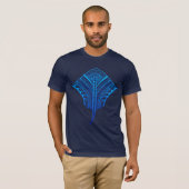 Ocean_blue_sting_ray T-Shirt (Vorne ganz)
