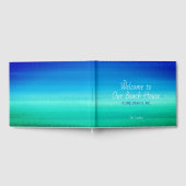 Ocean Blue Summer Beach House Vermietung Gästebuch (Voll)