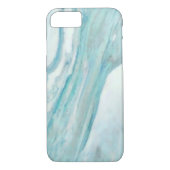 Ocean Blue Surf Abstraktes Marmormuster Case-Mate iPhone Hülle (Rückseite)