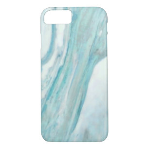 Ocean Blue Surf Abstraktes Marmormuster Case-Mate iPhone Hülle