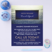 Ocean Blue, Travel Agent Advertising Flyer (Einzeln)