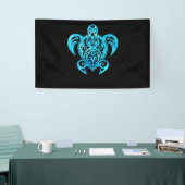 Ocean Blue Tribal Hawaiian Sea Turtle Banner (Messeveranstaltung)