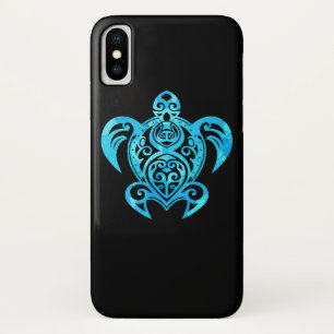 Ocean Blue Tribal Hawaiian Sea Turtle Case-Mate iPhone Hülle