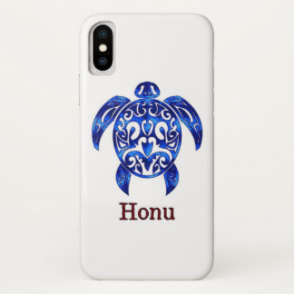 Ocean Blue Tribal Hawaiian Sea Turtle Case-Mate iPhone Hülle