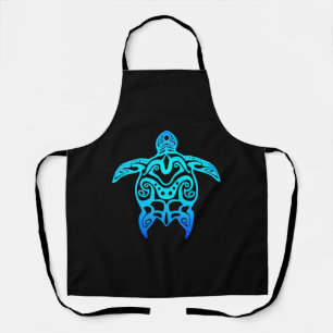 Ocean Blue Tribal Hawaiian Sea Turtle Schürze