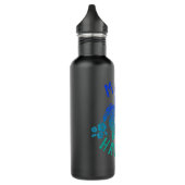 Ocean Blue Tribal Maui Hawaii Sea Turtle Summer Va Edelstahlflasche (Links)