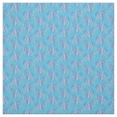 Ocean Blue Tribal Tattoo Manatees Stoff (Muster)