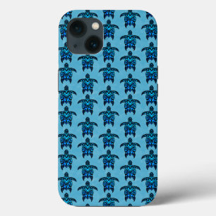 Ocean Blue Tribal Turtles Case-Mate iPhone Hülle
