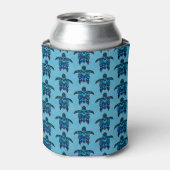 Ocean Blue Tribal Turtles Dosenkühler (Kanne Vorderseite)