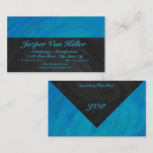 Ocean Blue Visitenkarte (Vorne/Hinten)