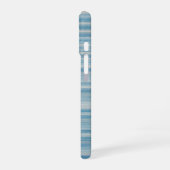 Ocean Blue Watercolor Stripe Phone Case iPhone 16 Hülle (Linke Seite)