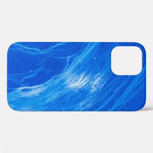 Ocean Blue Waves Sommerzeit Case-Mate iPhone Hülle (Rückseite (Horizontal))
