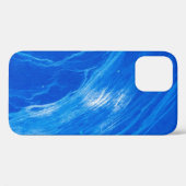 Ocean Blue Waves Sommerzeit Case-Mate iPhone Hülle (Rückseite (Horizontal))